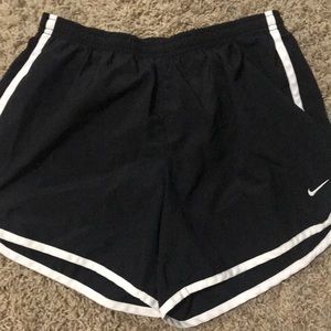 black nike shorts